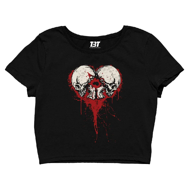 Bullet For My Valentine Crop Top - Bullet Heart Country