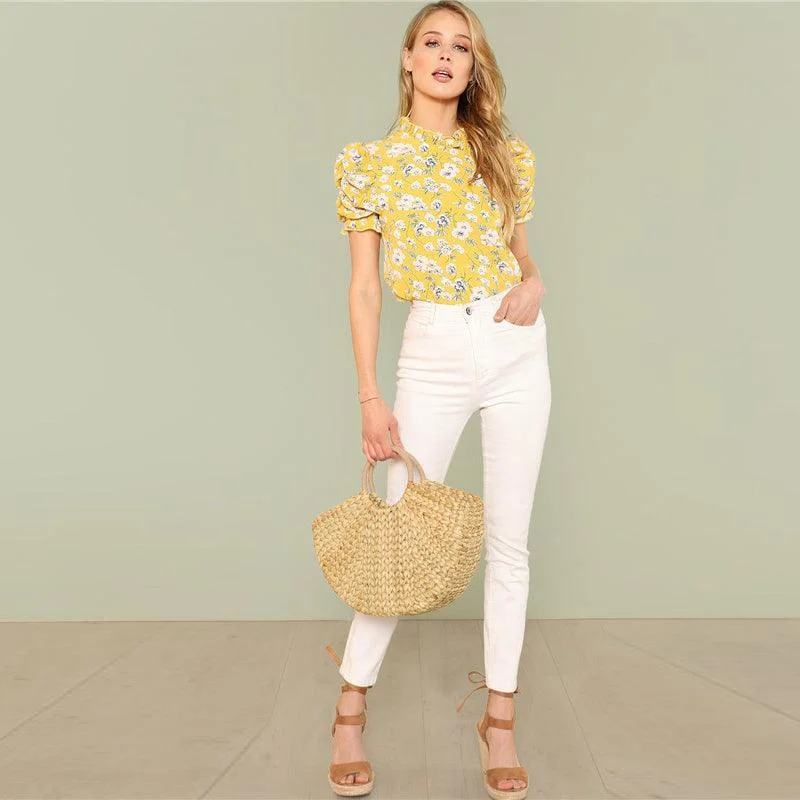 WYNNIE’S WILDFLOWER DELIGHT TOP Traditional Women's 