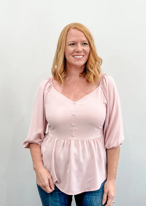 Anything for Love Top - Blush Bohemian Women's Free