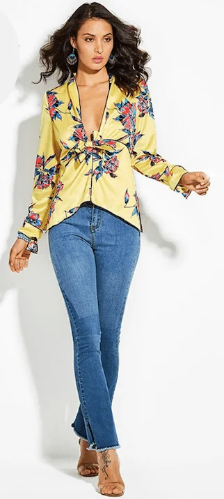 SAVANNAH SHINES TOP Bold Women's Statement
