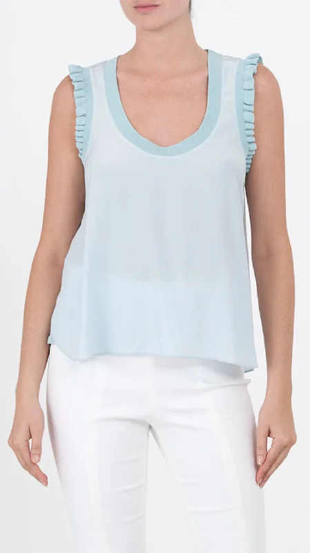Scoop Neck Lenore Tank Minimalist Women's Casual