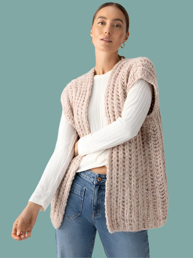 Chunky Sweater Vest Australian Beach