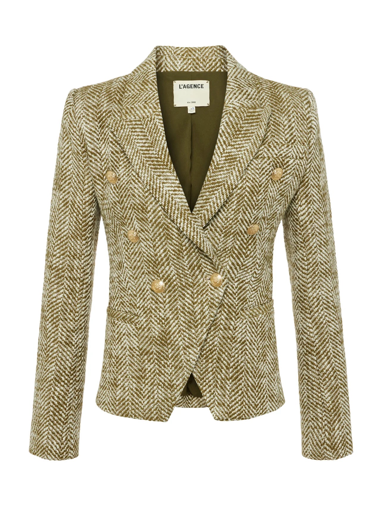 Marie Herringbone Blazer Sporty Women's Tennis