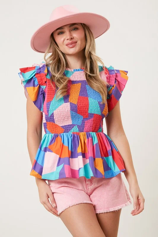 Living Out Loud Poplin Top Traditional Women's Wool