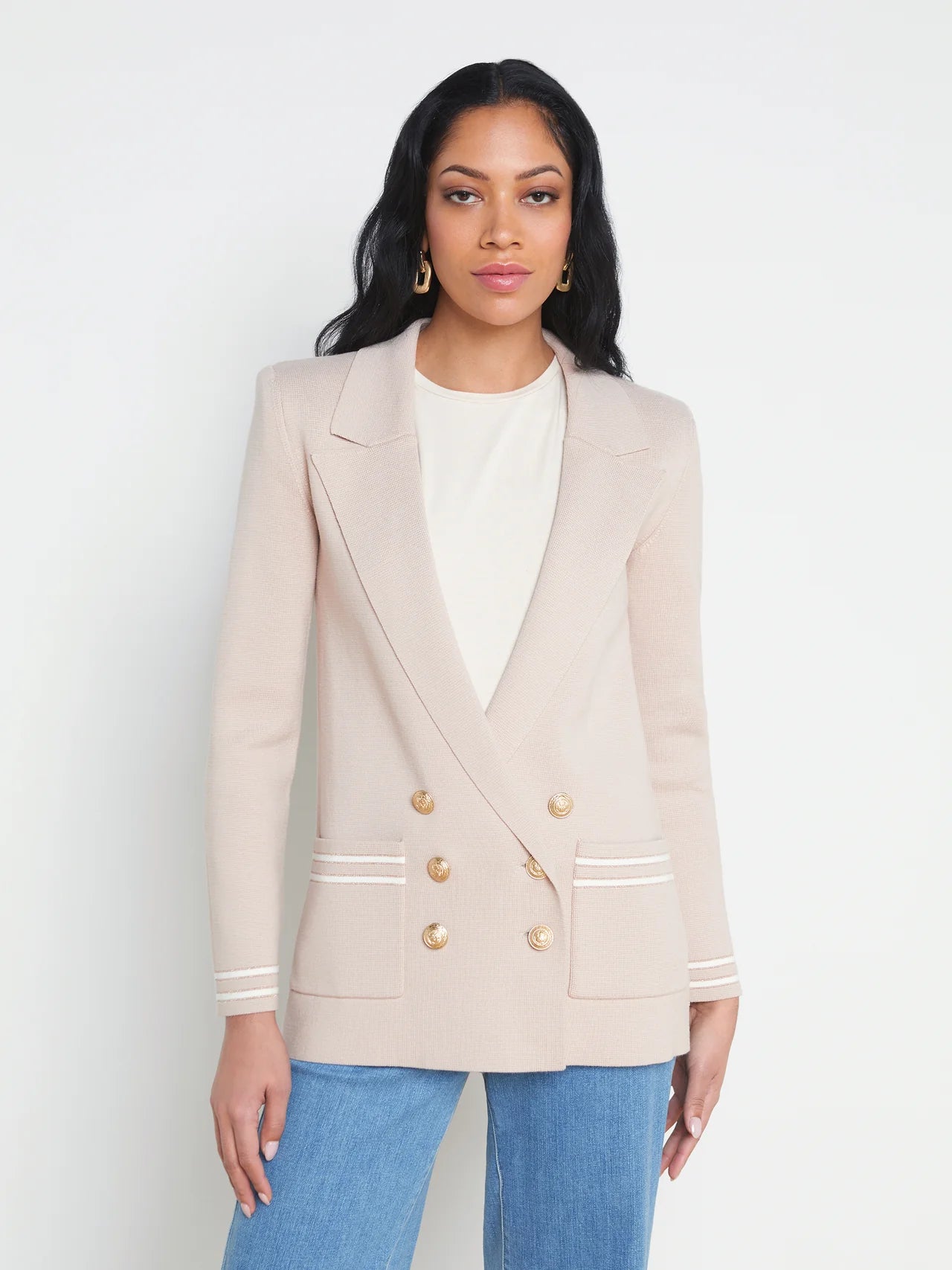 Eileen Boyfriend Knit Blazer Gym