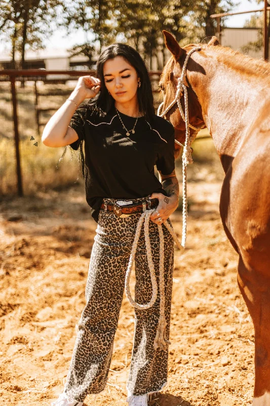RAWHIDE STITCH *MIDNIGHT Relaxed Women's 