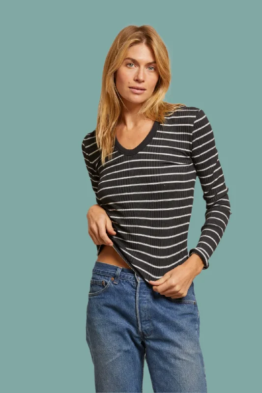 Robyn Long Sleeve Tee Feminine Women's Soft 