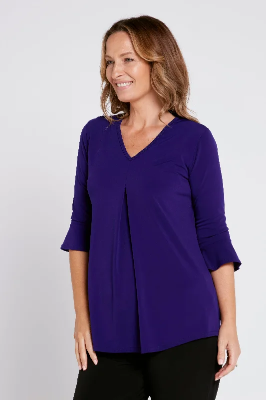 Keswick Top - Purple Sharp Women's Italian