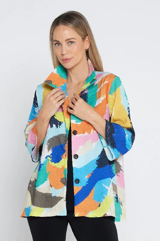 Veronica Blouse - Tropical Sunrise Relaxed Women's 