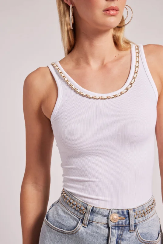 Mabel Chain Tank Contemporary 