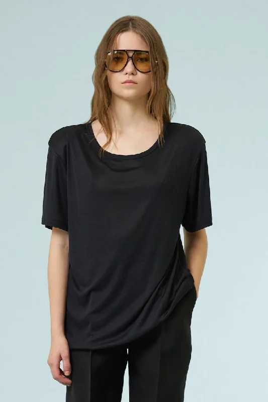 THE MOTION EDIT T-SHIRT IN SILK JERSEY Confident Women's Power