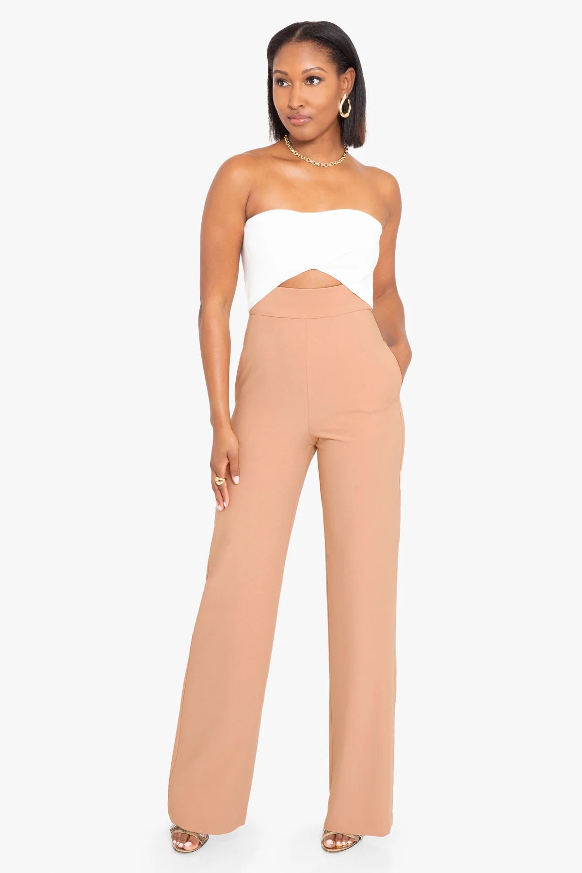 Jada Color Block Jumpsuit Athletic Women's High - 