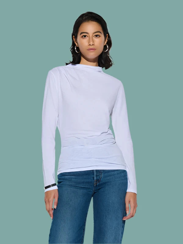 Charlotte Asymmetric Top Classic Women's Pin - striped