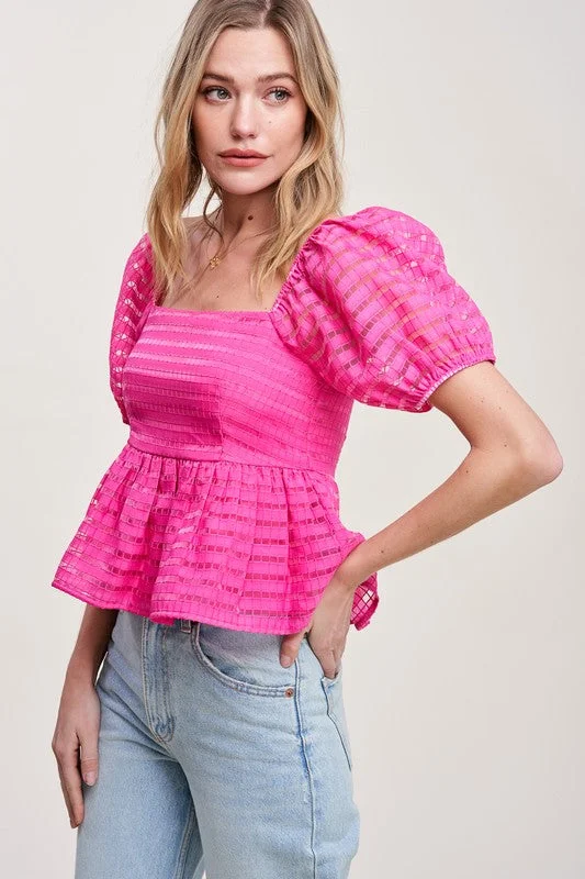 Confidently Cute Top - Fuchsia Artistic Women's Avant - 