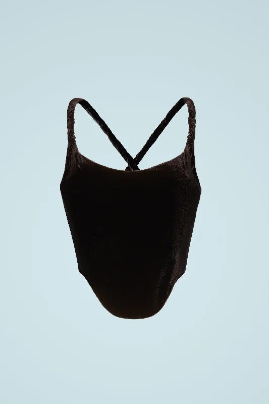 THE MOTION EDIT VELVET TOP BODICE Sophisticated Women's Tailored