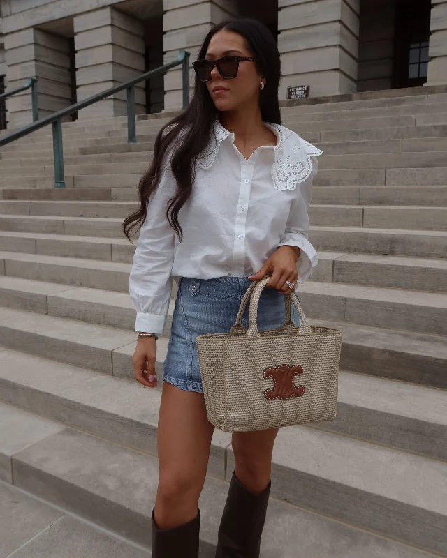 Matthews Top - White Refined Women's Hand - crafted