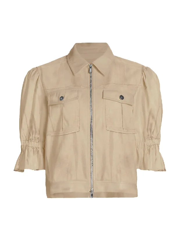 Holly Jacket in Khaki Vintage Women's 1970S 