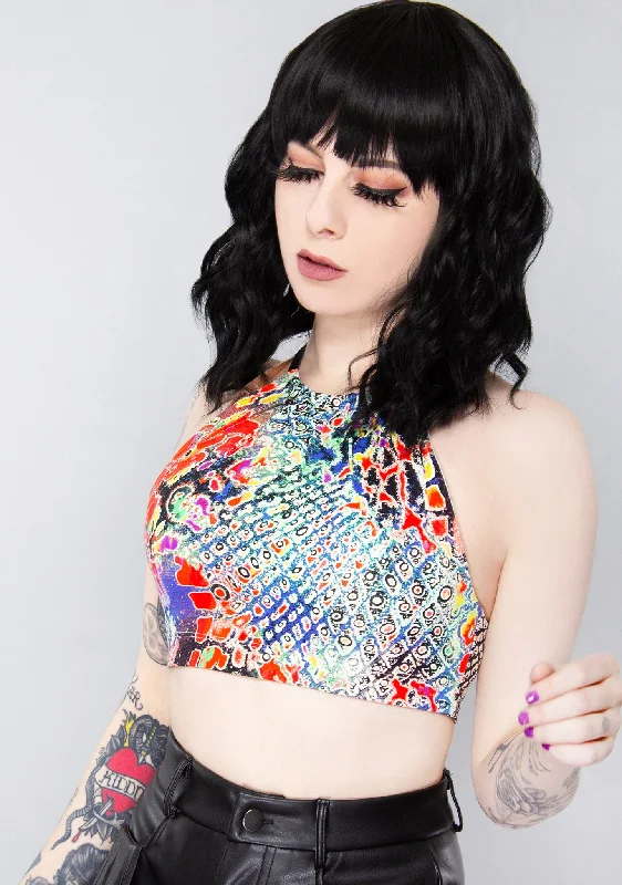 Bite Me Halter Bra Top Relaxed Women's 