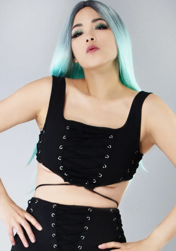 Bad Attitude Criss-Cross Top Traditional Women's Wool