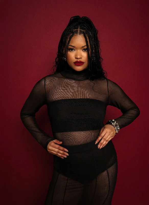 Virginia Mesh Bodysuit w. Bralette Laid - back Women's Vibe